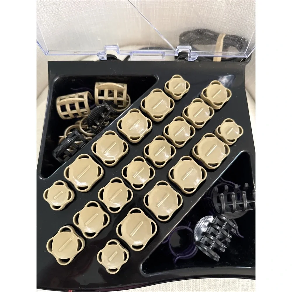 Remington Hot Rollers and Clips Protect & Shine Hair Curlers Vintage Tested Work